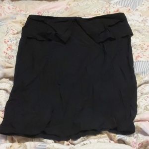 Womens 3X Black Pencil Skirt